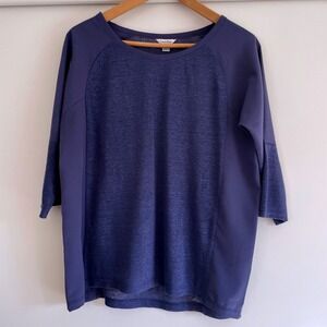 Calvin‎ Klein, 100% Linen, 3/4 Sleeve Raglan Tee